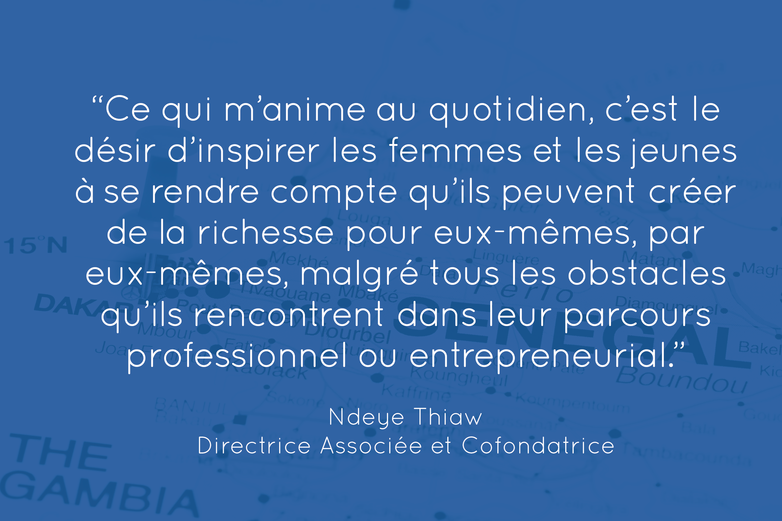Presentation de Ndeye Thiaw